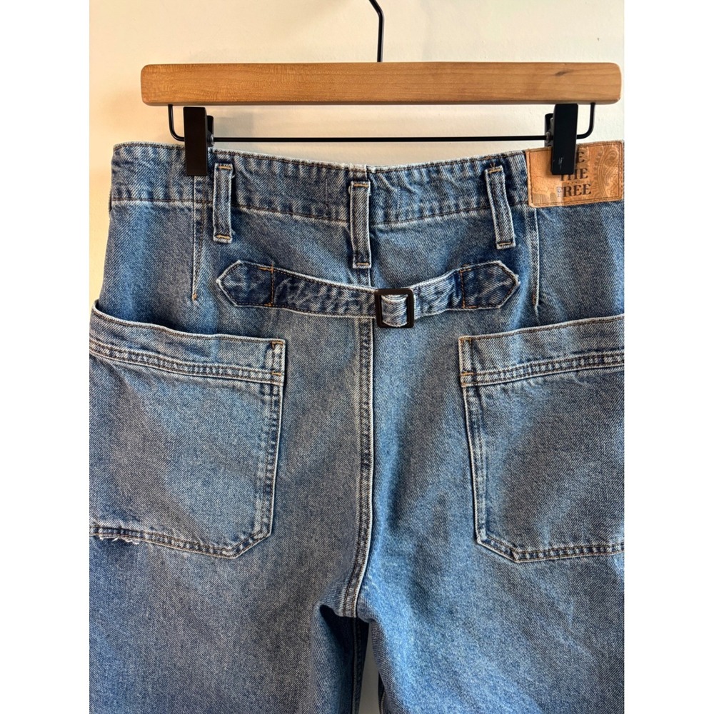 We‎ The Free Free People Major League Wide Leg Jeans Size 29 Boho slouchy baggy - Picture 6 of 11